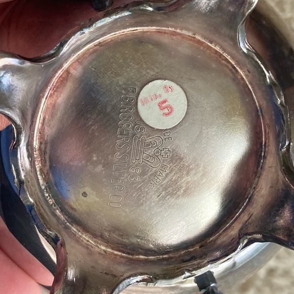 Antique FB Roger’s Tea Set & Serving Tray (4 pieces) - Picture 9 of 12